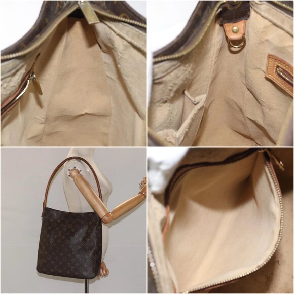LOUIS VUITTON Monogram Looping GM Shoulder Bag M51145 LV Auth 116530 - Picture 14 of 15